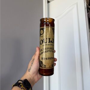Ouija board candle